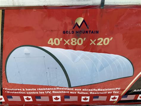 Description This Gold Mountain Single Truss Arch Storage Shelter W40&x27;xL80&x27;xH20&x27; is a good option for outdoor agricultural and industrial storage. . Gold mountain hoop building